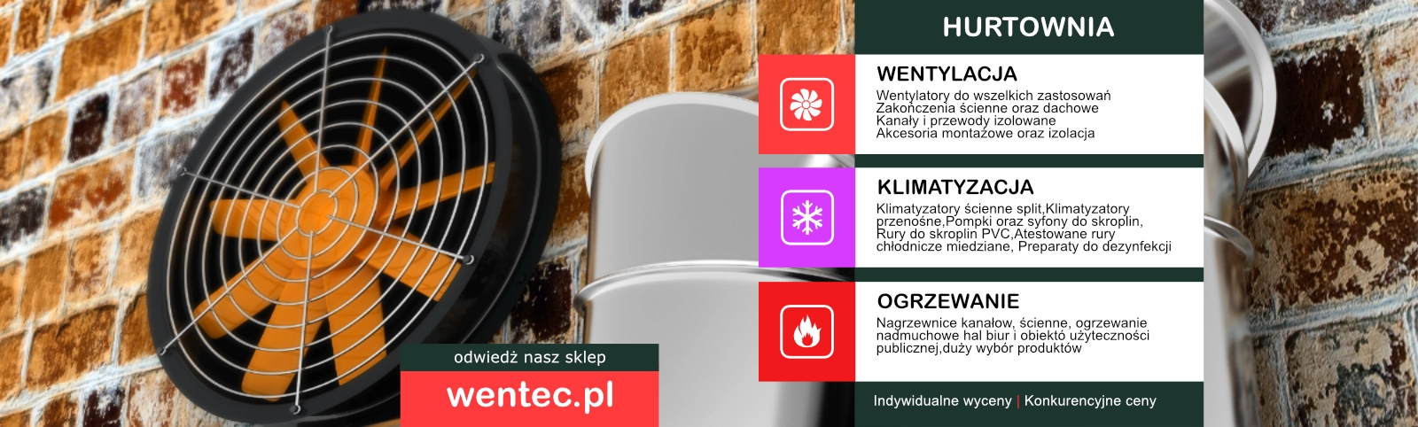 Hurtownia wentylacyjna klimatyzacyjna Kielce LiG